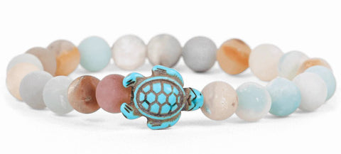 Fahlo Bracelet - Sea Turtle (Sky Stone)