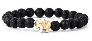 Fahlo Bracelet - Elephant (Lava Stone)