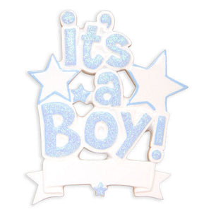 It's a Boy! Personalized Ornament