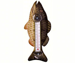 Window Thermometer Bass Fish