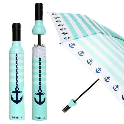 Vinrella Bottle Umbrella - Seaside Anchor