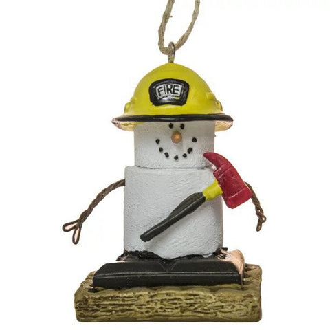 S'mores Ornament - Fireman