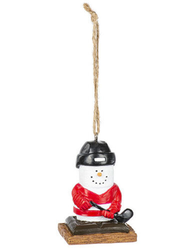 S'mores Ornament - Hockey Player