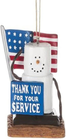S'mores Ornament - Military Thank You For Your Service