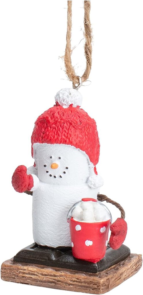 S'mores Ornament - Snowball Fight
