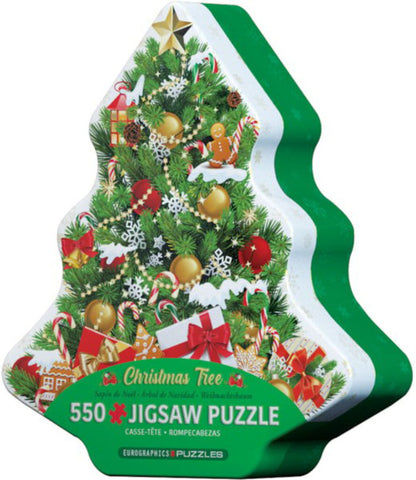 Eurographics 3D Tin Jigsaw Puzzle - Christmas Tree 550pc