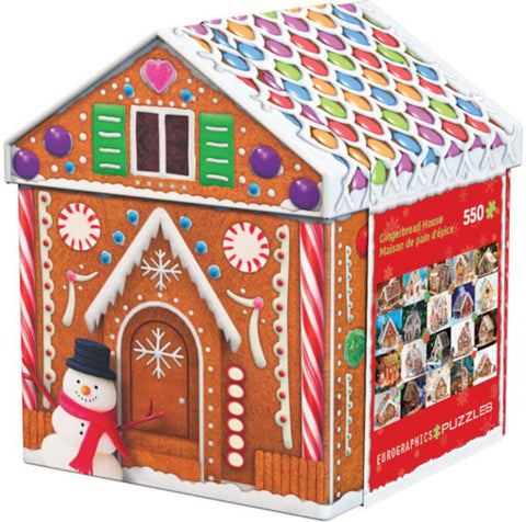 Eurographics 3D Tin Jigsaw Puzzle - Gingerbread House 550pc