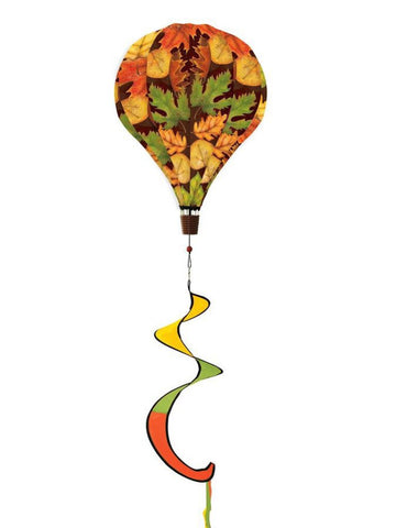Fall Leaves Deluxe Hot Air Balloon Wind Twister