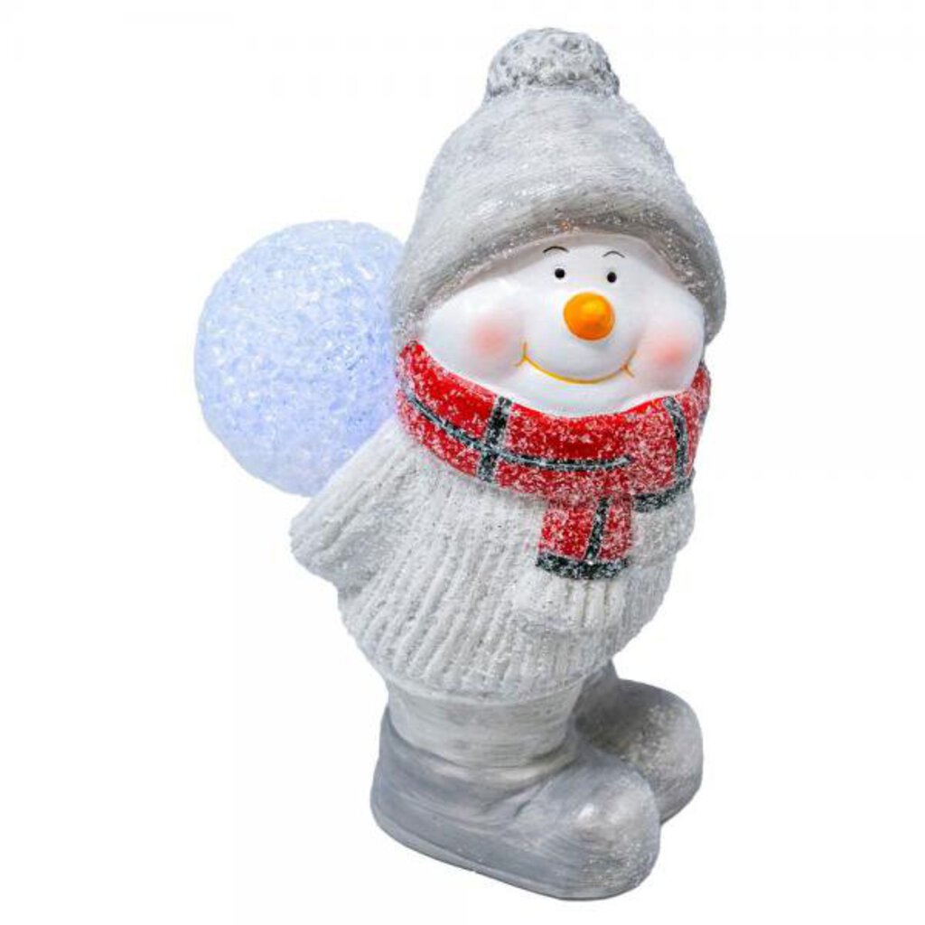 LED Snowman w/ snowball