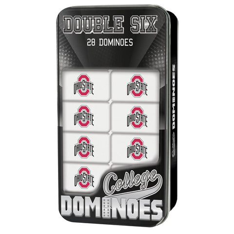 Ohio State Buckeyes Double Six Dominoes Game