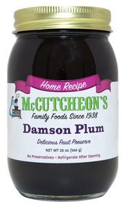 1220 - McCutcheon's Home Recipe Damson Plum Jam 18oz