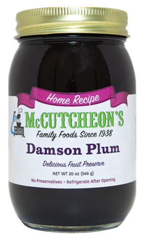 1220 - McCutcheon's Home Recipe Damson Plum Jam 18oz