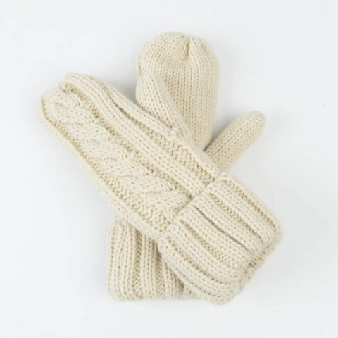 Winter Sierra Cable Knit Mittens