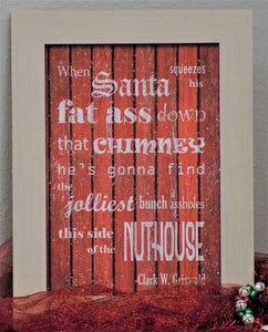 Clark W. Griswold 15" x 18" Nuthouse Framed Print