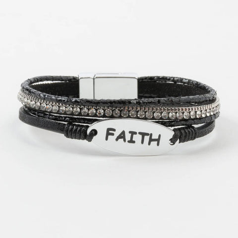 Ariella Faith Layered Magnetic Bracelet