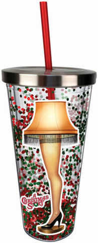 A Christmas Story Leg Lamp Glitter Cup