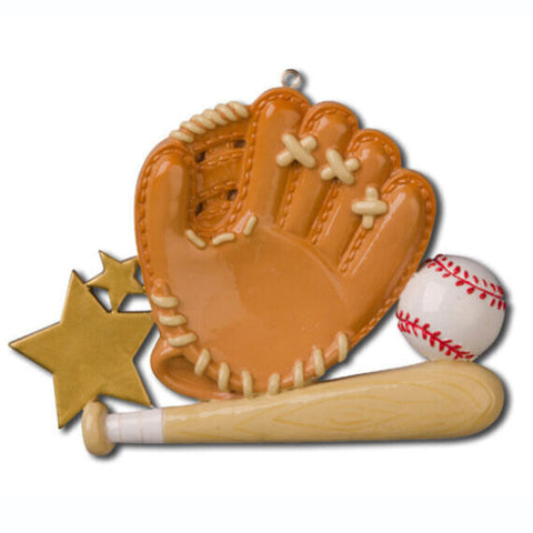 Personalized Ornament - Baseball Glove