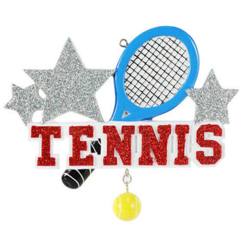Personalized Ornament - Tennis