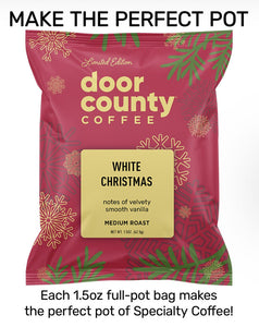 Door County Coffee Full Pot Bag - White Christmas