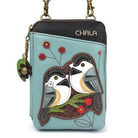 Chala Handbags Wallet Crossbody - Chickadee