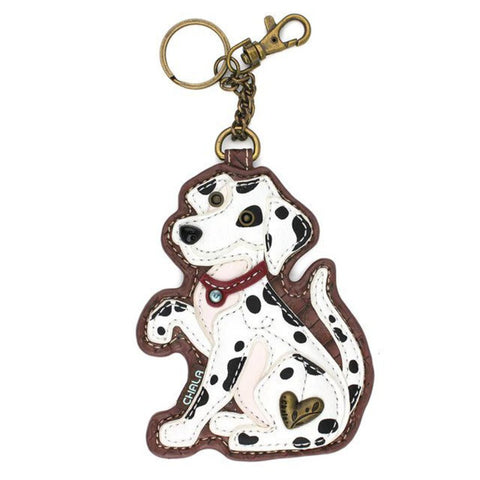 Chala Handbags Key Chain Coin Purse - Dalmatian