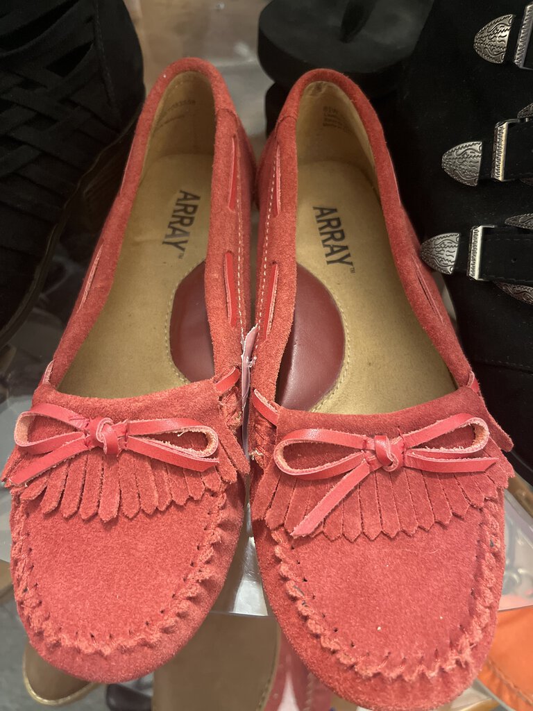 Leather moccasins flats