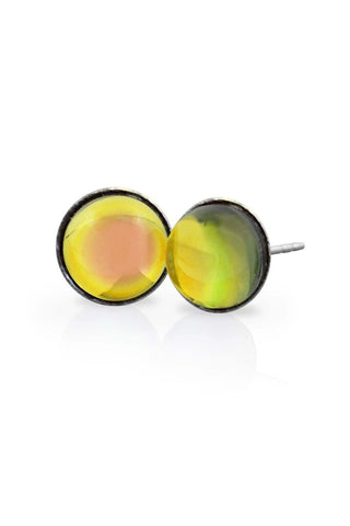 Stud Frosted Glass Earrings