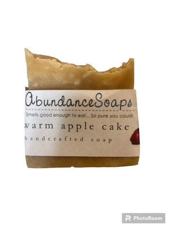 Abundance Soaps - Warm Apple Cake 4oz Handcrafted Soap Bar