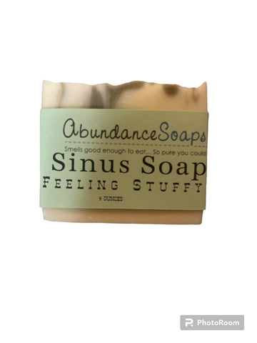 Abundance Soap - Sinus Soap 4oz Handcrafted Soap Bar