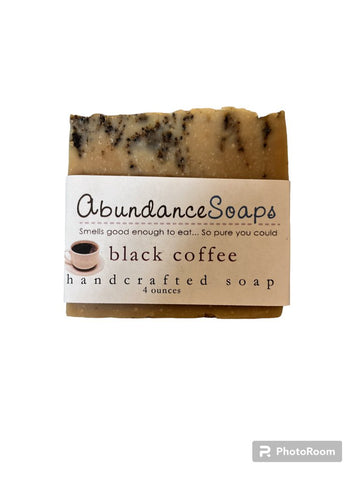 Abundance Soaps - Black Coffee 4oz Handcrafted Soap Bar