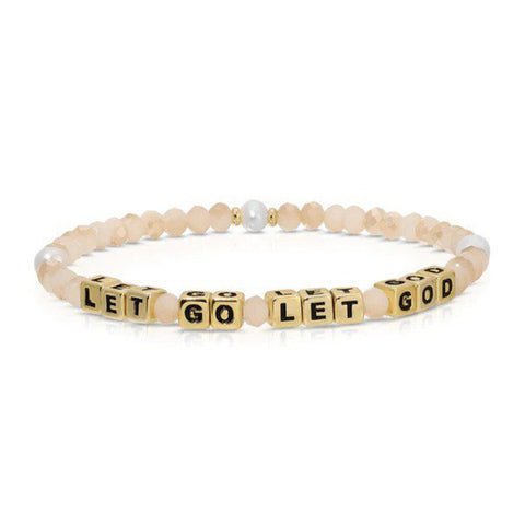 Colorful Words Bracelet - Let Go Let God