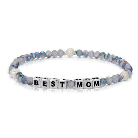 Colorful Words Bracelet - Best Mom