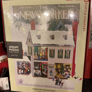 New York Puzzle Company - Home for the Holidays 500pc Jigsaw Puzzle